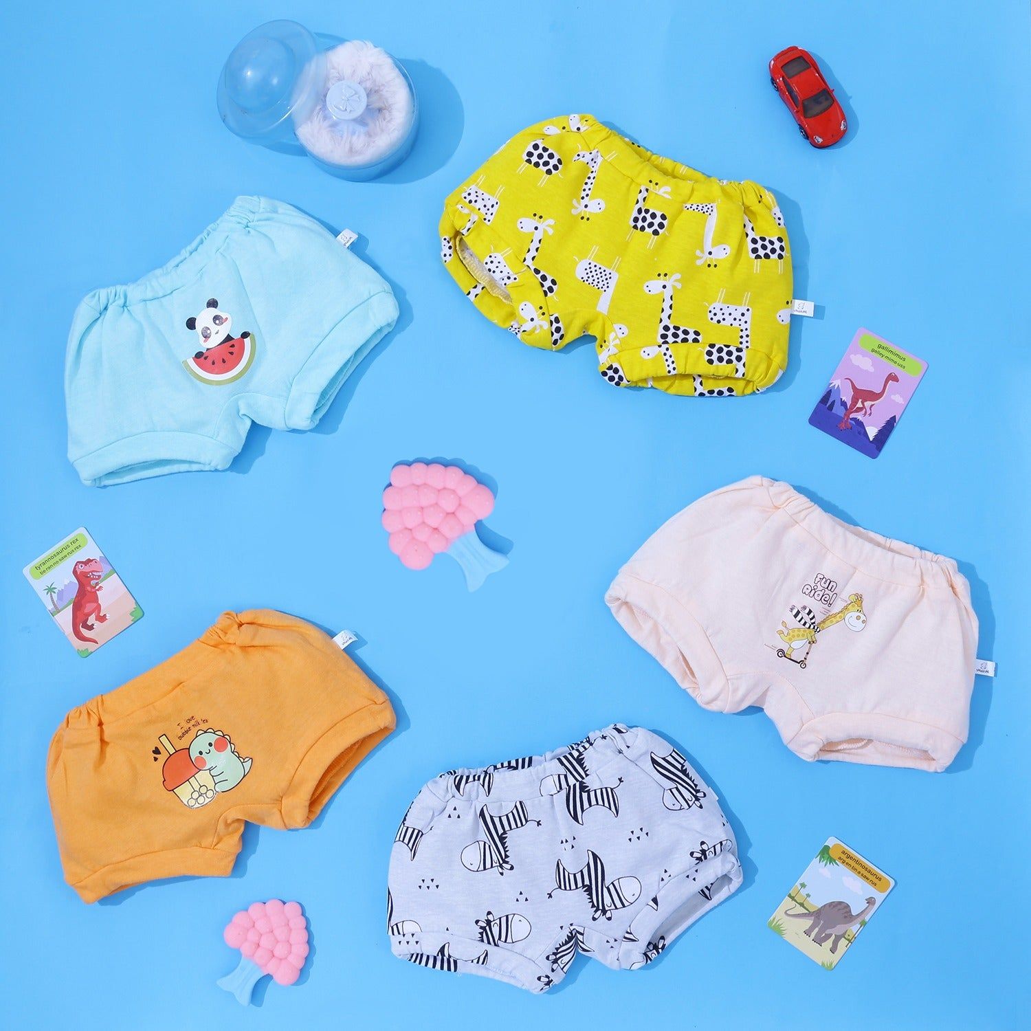 Baby Bloomers Pack of 5 Bloomin' Buddies 6-9 Months-6-9 Months