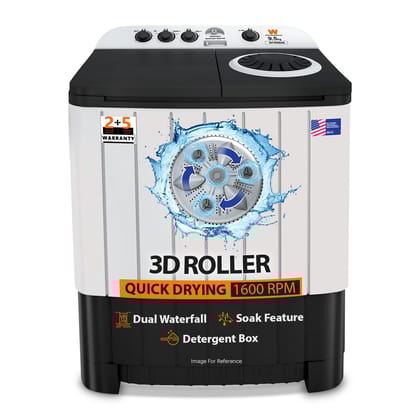 White Westinghouse (Trademark by Electrolux) 9.5 kg Semi Automatic Top Loading Washing Machine