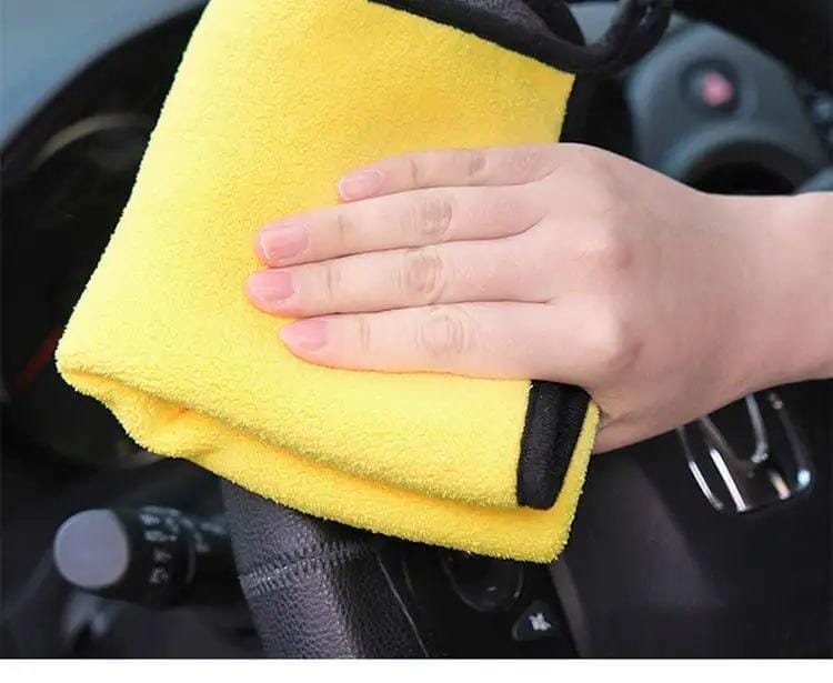 Microfiber Car Cleaning Towels, Extra Large Ultra Soft Car Wash Towels, Car Drying Towels, Polishing Towels for Cars, Trucks, Motorcycles, Windows, Mirrors- 1 pack