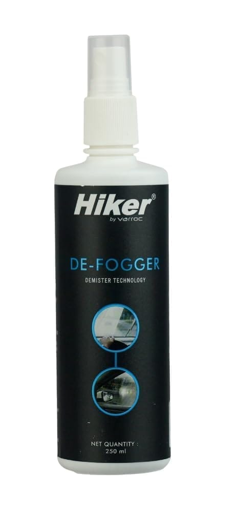 Hiker by Varroc De-Fogger 250 ml | Anti-Fog Solution for Car Windshield | Improve Visibility in the Rain