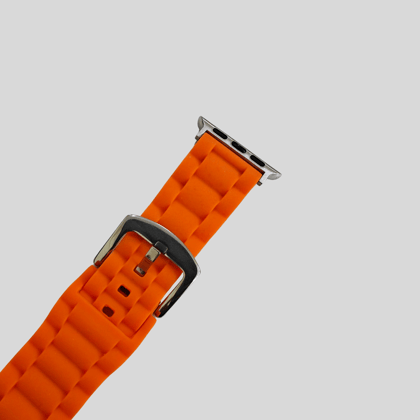 Apple Watch Checks Silicone Strap - 38/40/41MM Apple Watch Checks Silicone Strap - 38/40/41MM - Orange Apple Watch Checks Silicone Strap - 38/40/41MM Apple Watch Checks Silicone Strap - 38/40/41MM - Orange