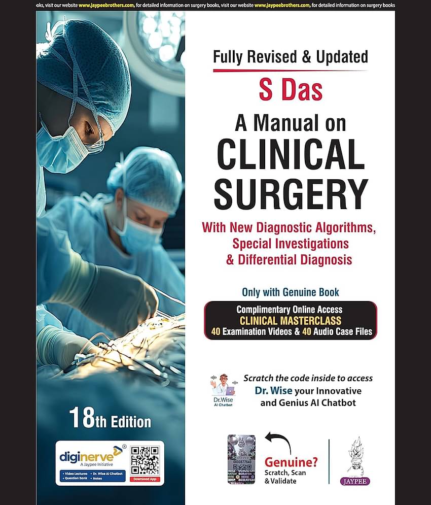 A Manual on Clinical Surgery S Das (18th edition)