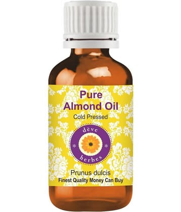 Deve Herbes Pure Almond (Prunus dulcis) Carrier Oil 50 mL