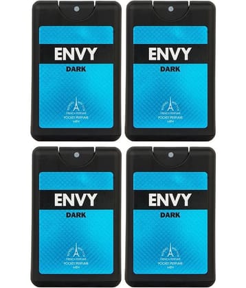 Envy Dark Pocket Perfume for Men - 18ML Each (Pack of 4)