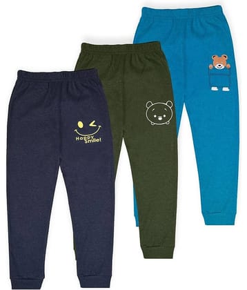 J&JP Pack of 3 Boys Cotton Blend Trackpant ( Multicolor )