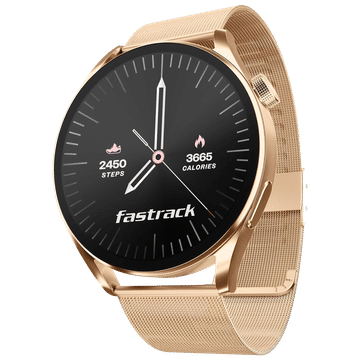 Fastrack Dezire FX1 Smart Watch with 1.38" Inch Ultra VU HD Display Bluetooth Calling , IP68 Water Resistant- Rosegold