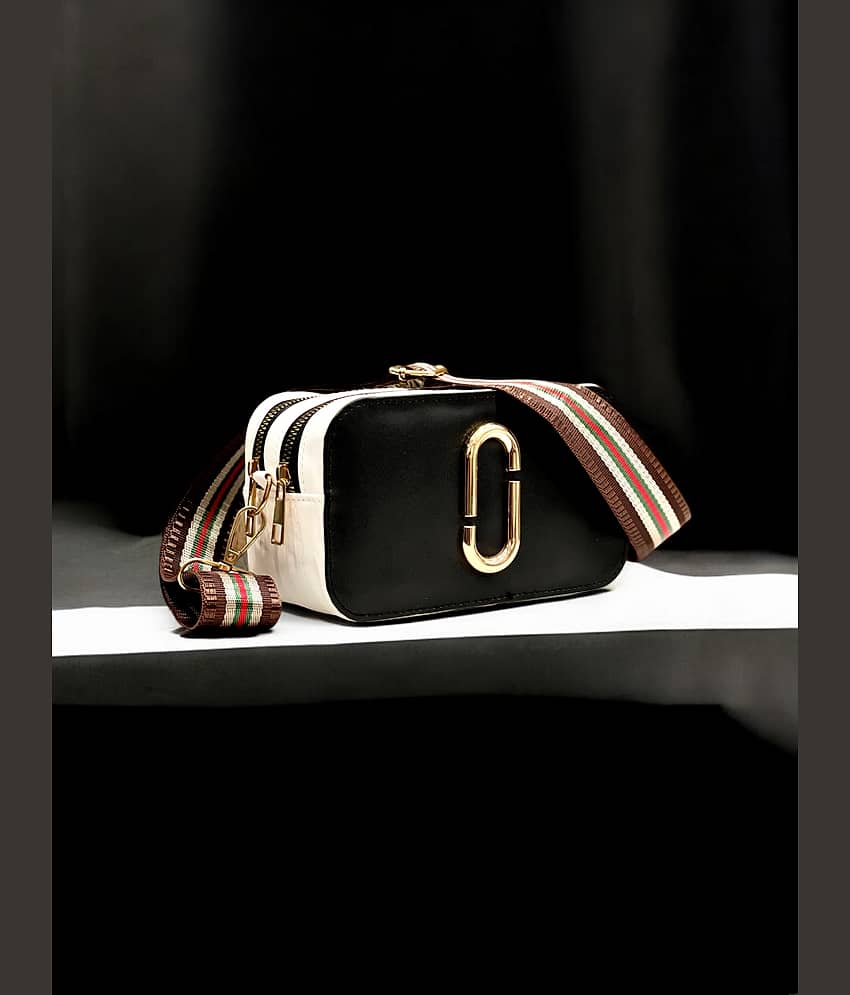 Jazzberry Brown PU Sling Bag
