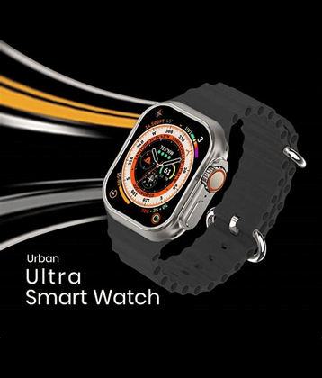 cadnut LCD BT Calling Smart Watch with Strap Upto 5-10 days Backup ( Black )