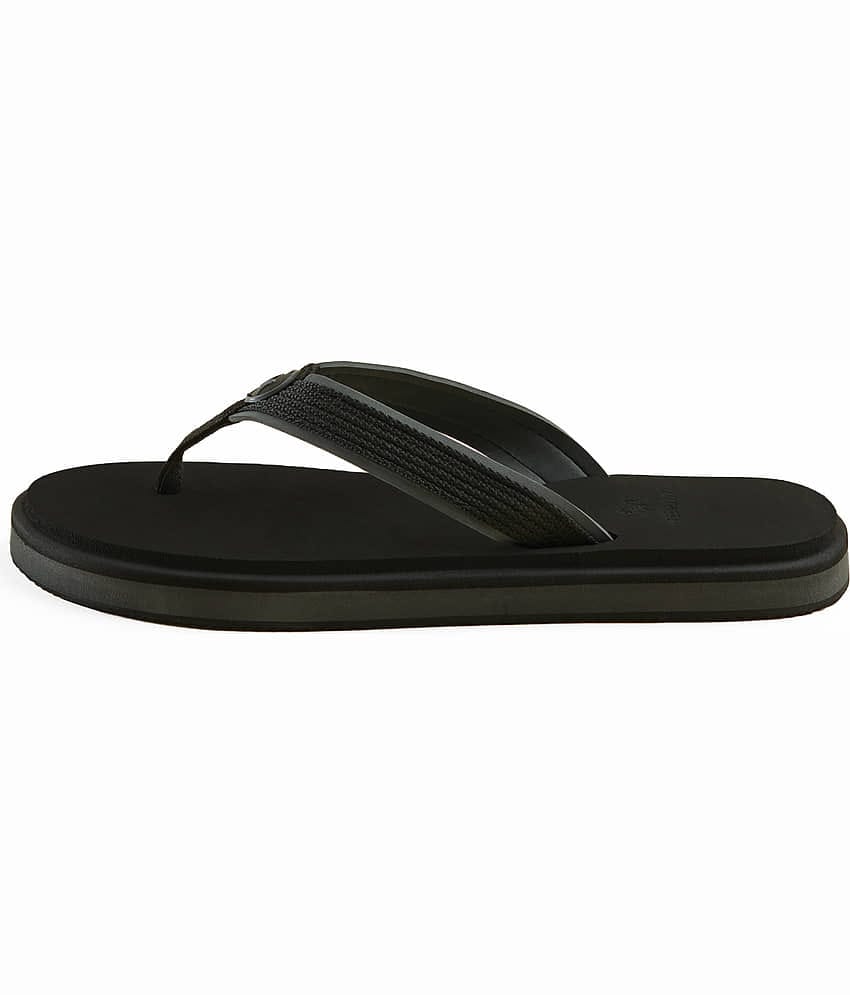 Neemans Black Men's Thong Flip Flop