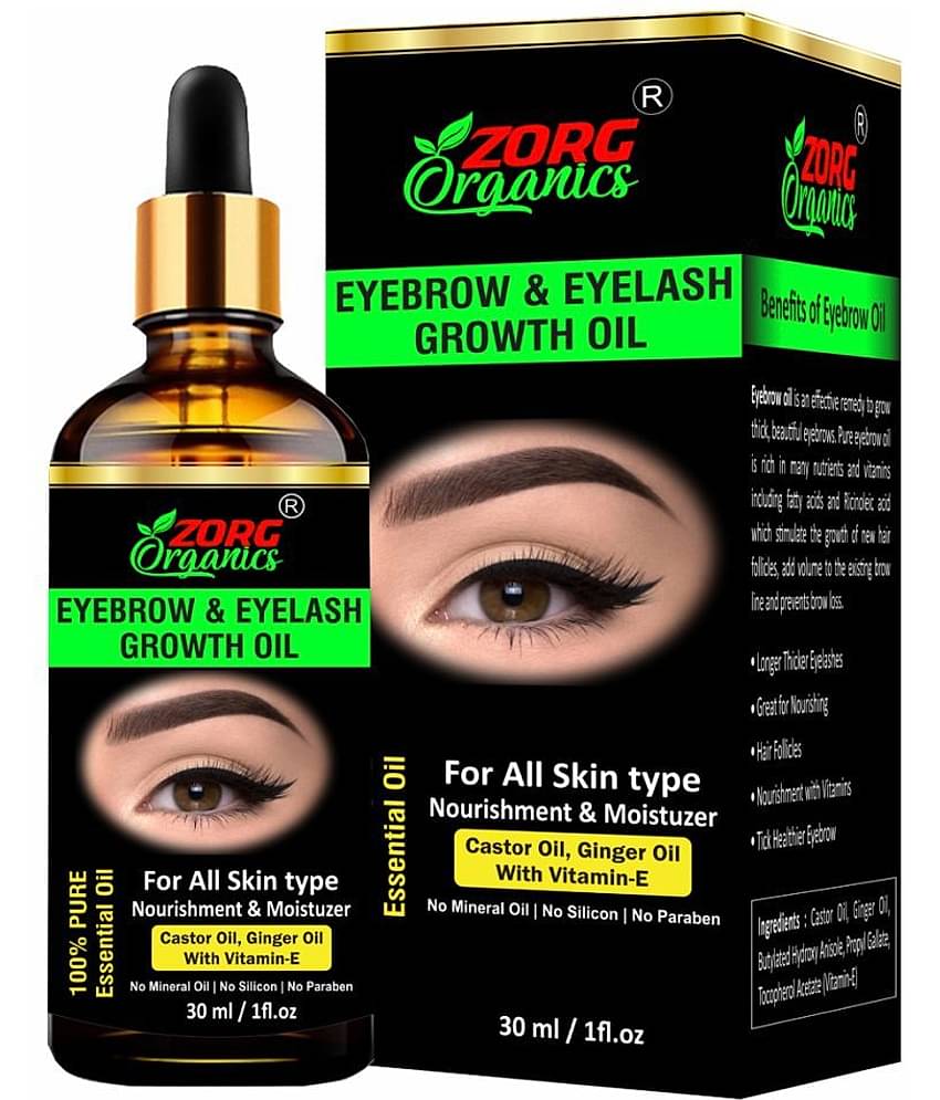 Zorg Organics Eyebrow & Eyelash Growth Oil for women EYEBROW OIL 30 mL