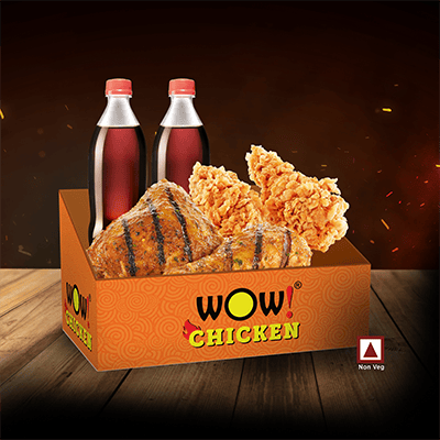 2pArabic Grilled Chicken+2pPeri Peri Fried Chk+2x250ml Soft Drinks
