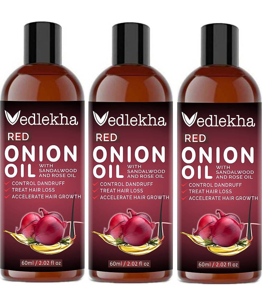 Vedlekha Red ONION Oil For Hair Growth & Anti Dandruff 180 mL