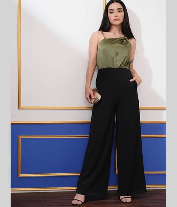 Tokyo Talkies Women Solid Polyester Jumpsuit ( Multicolor )