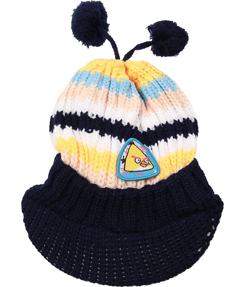 Bizarro.in Navy Woollen Cap For Boy
