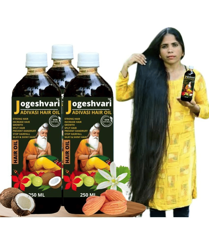 Jogeshvari Hair Growth Jojoba Oil 700 ml ( Pack of 3 )