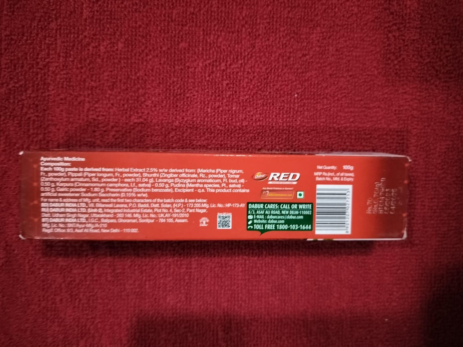 DABUR RED PASTE 100GM