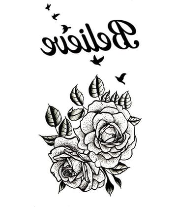 The Canvas Arts Realistic Look Waterproof Temporary Tattoo Sticker Body Tattoo