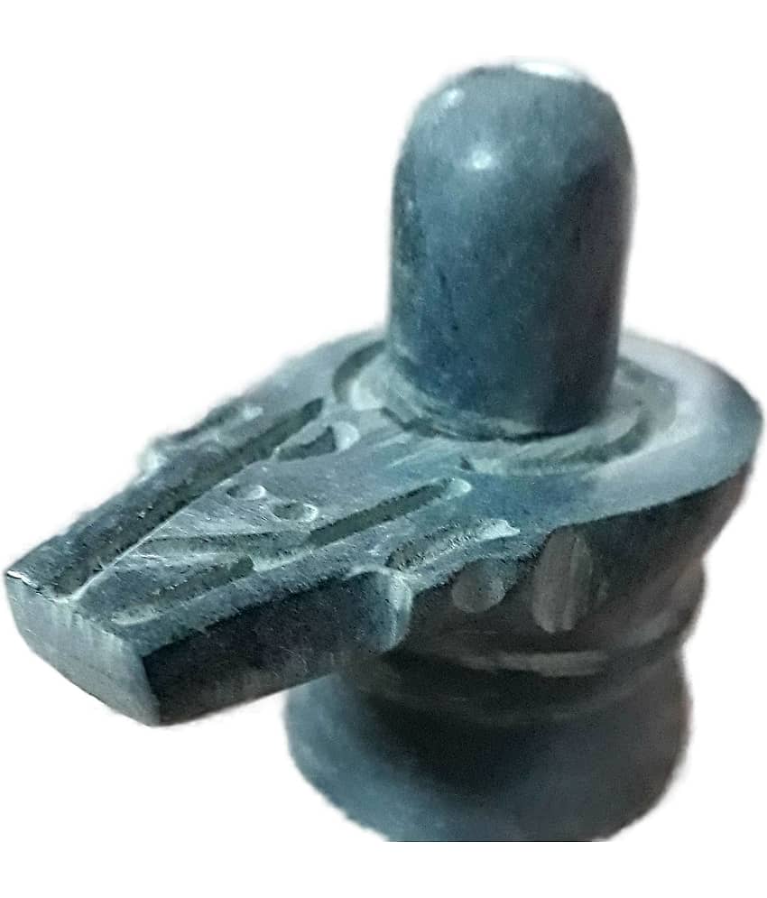 KRAFT CLOUDS Marble Shivling Idol ( 4 cm )