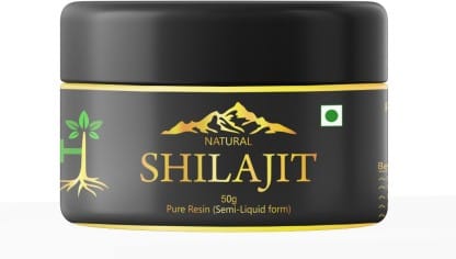 Humming Herbs Himalayan Shilajit Resin, 50 gm, Natural Stamina & Immunity Booster, Semi Liquid Form, Enhance Vitality