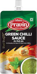 PRAVIN GREEN CHILI SAUCE 100GM REFIL