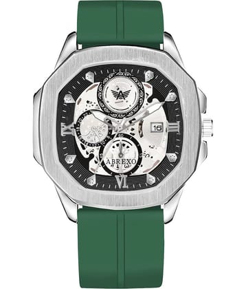 Abrexo Green Silicon Analog Men's Watch