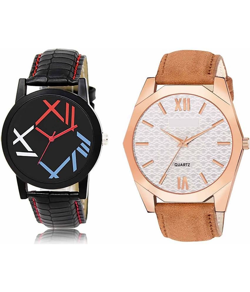 Lorem - Analog Watch Watches Combo For Men and Boys ( Pack of 2 )