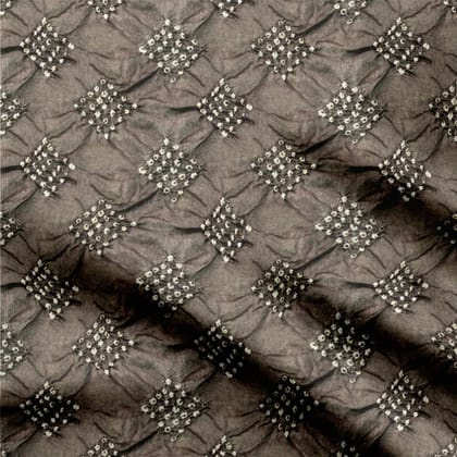 Grey bandhani-Cotton