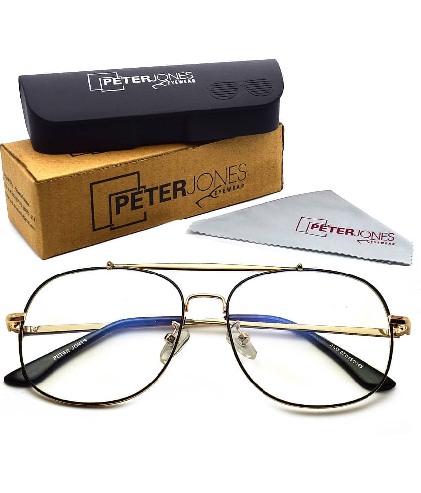 Unisex Blue Cut & Anti-glare Computer Glasses | For Computer Mobile TV | Eye Protection | Zero Power | Brand - Peter Jones