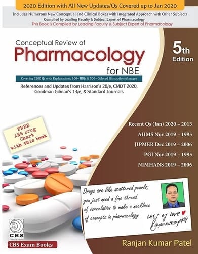 Conceptual Review of Pharmacology for NBE 5th Edition 2020