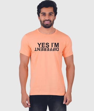 ferocious Pack of 1 Cotton Regular Fit Men's T-Shirt ( Orange )