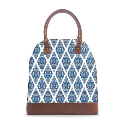 Blue Mandala Deluxe Tote Bag Blue Mandala Deluxe Tote Bag