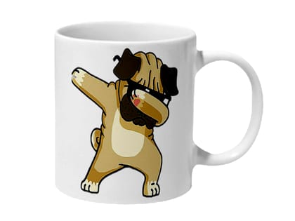 Multicolor Pub Dabbing Ceramic Mug