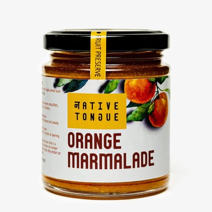 Native Tongue Handcrafted Orange Marmalade with Zesty Citrus Peel 200g