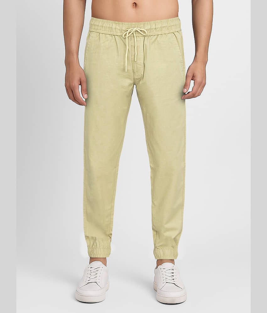 plounge Regular Men's Joggers - Beige ( Pack of 1 )