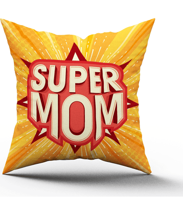 Royals of Sawaigarh - Multicolor Polyester Gifting Printed Cushion for Mothers Day