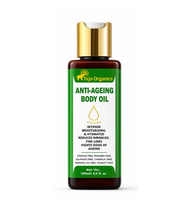 Anti-Ageing Body Oil 100ml | Intense Moisturizing | Hydrating | Reduces Wrinkles, Fine Lines | Fights Signs of Ageing | Firms up skin | Radiant, Glowing  & Youthful skin.