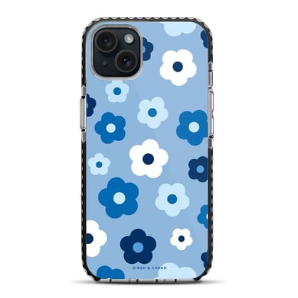 Blue Floral Dream 2.0 iPhone 15 Plus Stride Phone Case-Stride