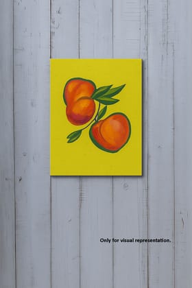 Dbeautify's MDF DIY Traditional Painting – Peach Fruit