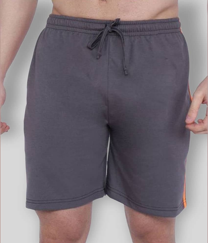 Neo Garments - Grey Cotton Men's Shorts ( Pack of 1 )