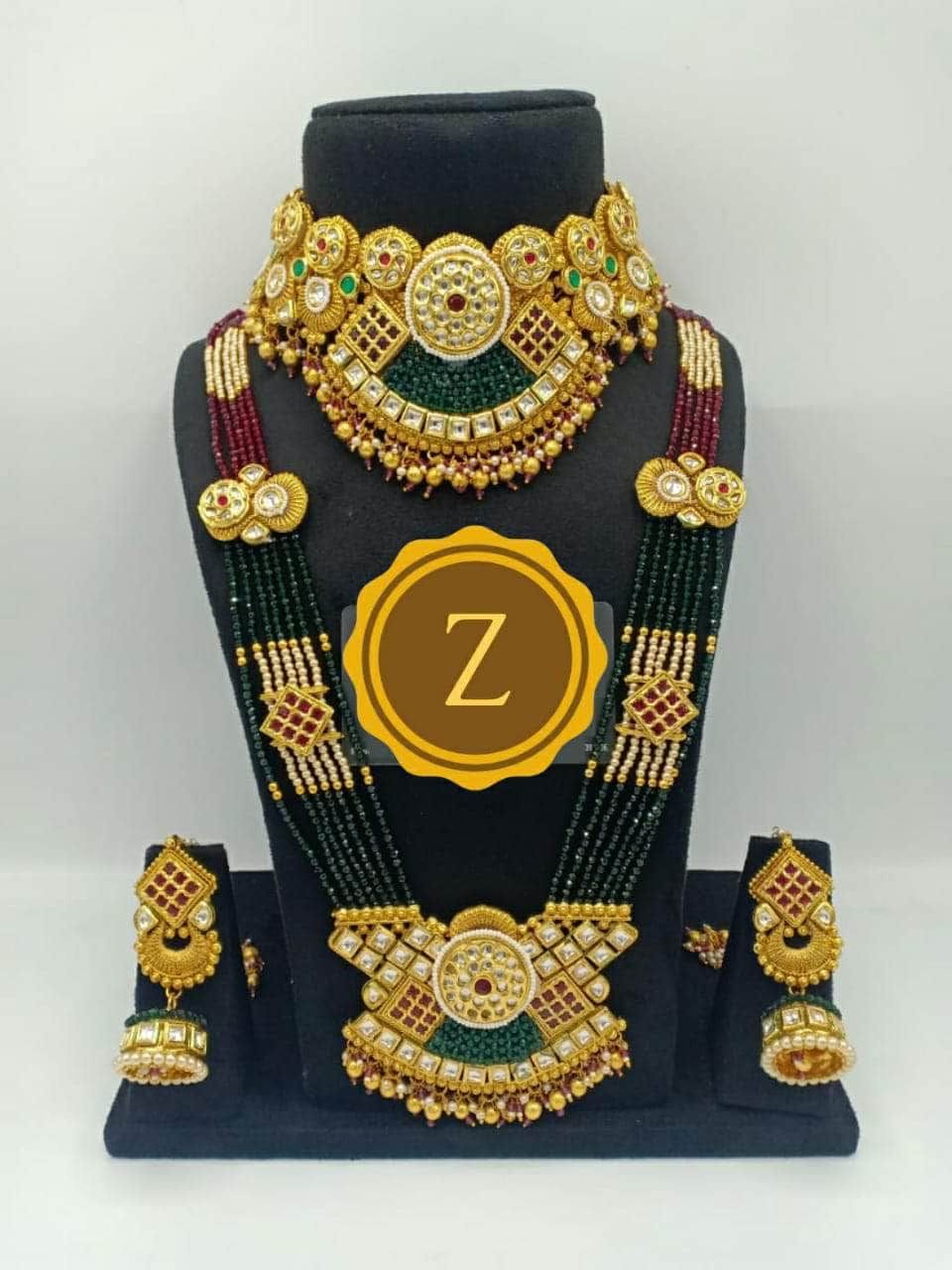 ZEVAR I Heavy Bridal Jewelry Set