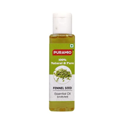Puramio Fennel Seed Essential Oil (Undiluted) 100% Natural & Pure, Reduce Inflammation, Healing Of Wounds, Muscle & Pain, Help With Digestion, Aroma, Skin Care), 30 ml