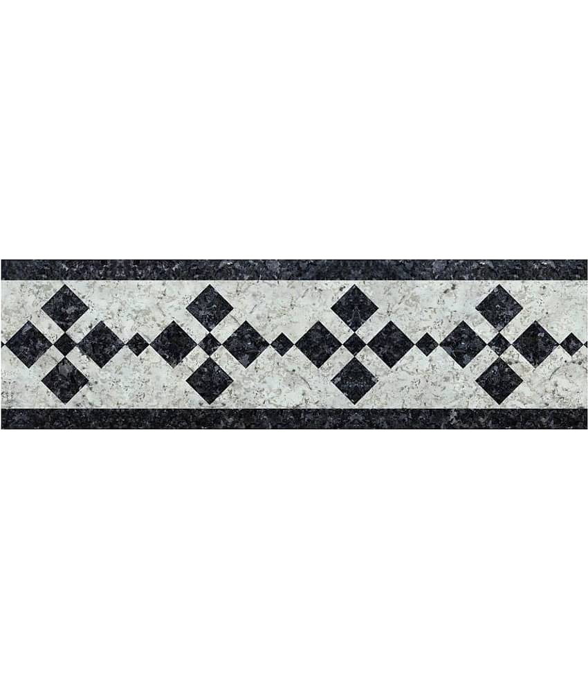 WallDesign Marble Stone Inlay Multiple - 8 cm W x 488 cm L Nature Sticker ( 488 x 8 cms )