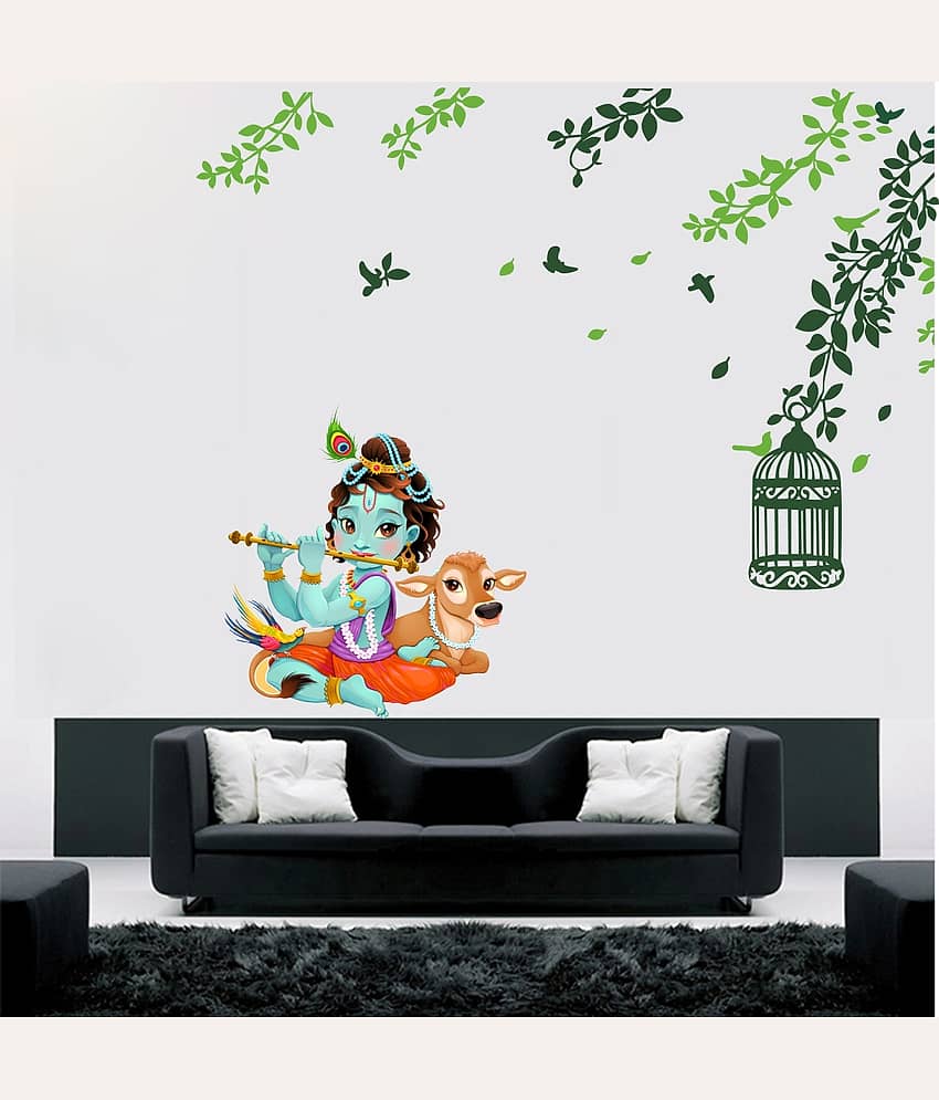 Decor Villa COMBO Sticker Religious & Inspirational Sticker ( 45 x 58 cms )
