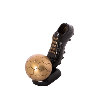 Decorative Soccer Ball and Shoe Brass Tableware