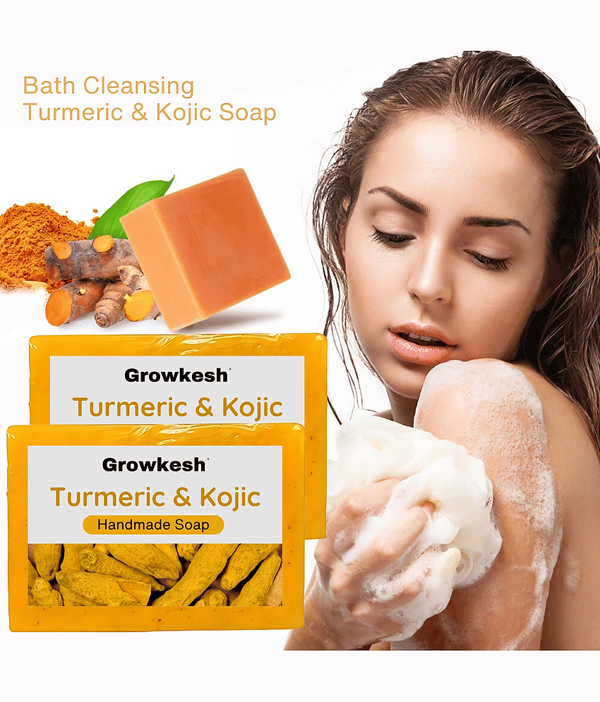 Growkesh Skin Whitening Soap for All Skin Type ( Pack of 2 )