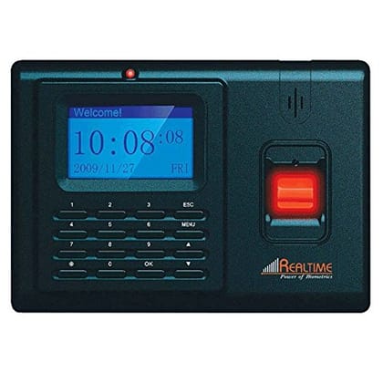 Realtime T6 Screen Industrial Model Attendance Recorder- Black