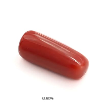 6.40Ct Natural Red Coral Moonga Astrology Rashi Gemstone-In Copper Ring