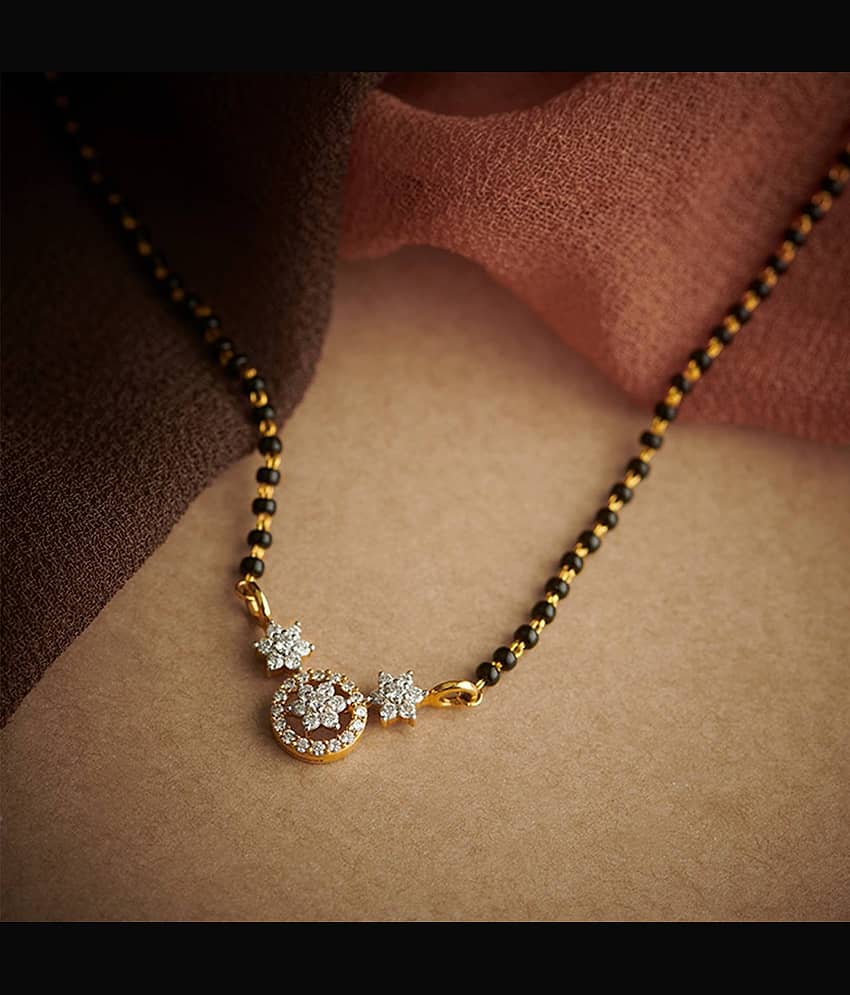 MGSV Golden Mangalsutra Set ( Pack of 1 )