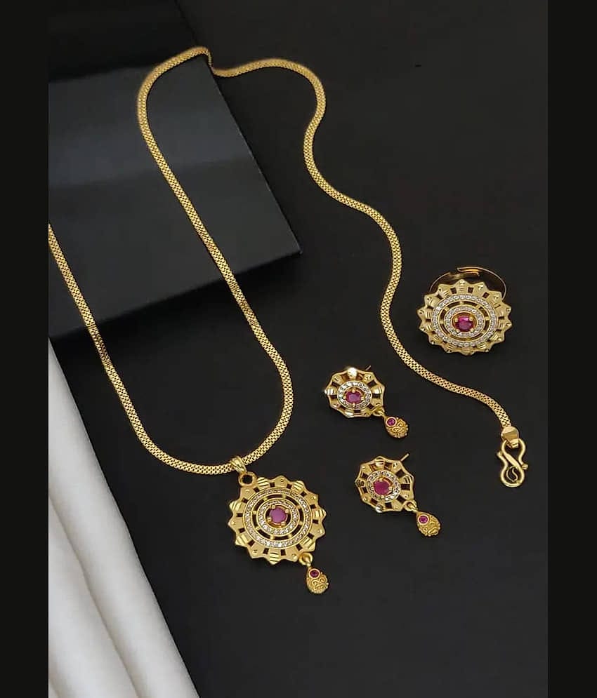 Rhosyn Gold Pendant set ( Pack of 1 )