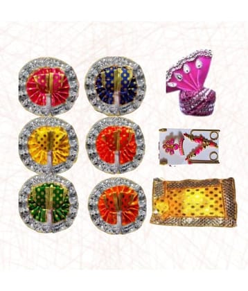 Lootnixx Laddu Gopal Krishna Multicolor Cotton Dress ( Pack of 1 ) Dress